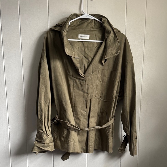 Isabel Marant Jackets & Blazers - Isabel Marant Olive Belted Trench Coat Sz 44